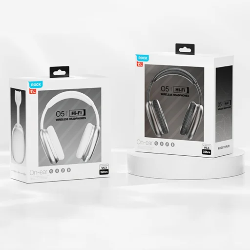 Rock Headphones O5 bluetooth szürke - 6