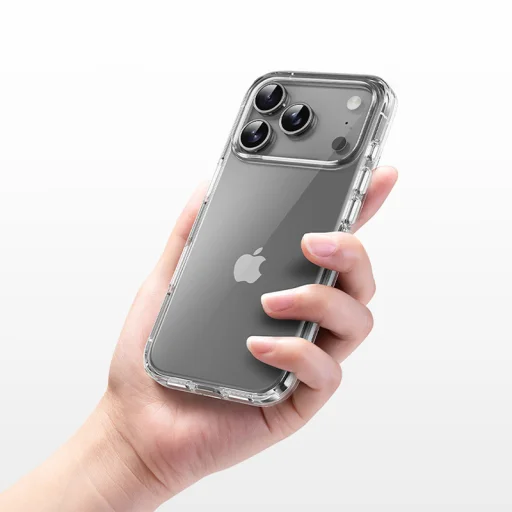  iPhone 17 Air áttetsző Rock Crystal Shield Sorozat tok - 6