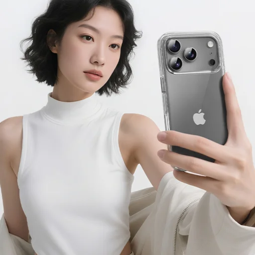  iPhone 17 Air áttetsző Rock Crystal Shield Sorozat tok - 7