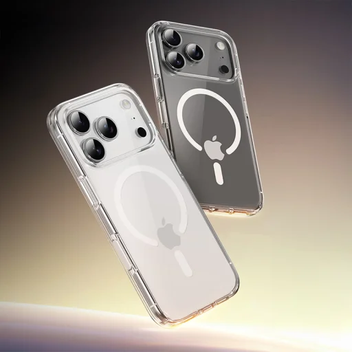  iPhone 17 Air átlátszó Rock Crystal Shield Series Mágneses tok - 2