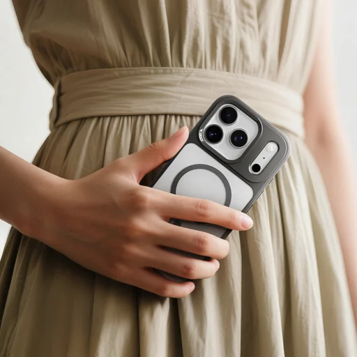  iPhone 17 Air átlátszó-fekete Rock Guard Lens Protection Series mágneses tok - 8