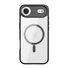  iPhone 17 Air átlátszó-fekete Rock Guard Lens Protection Series mágneses tok