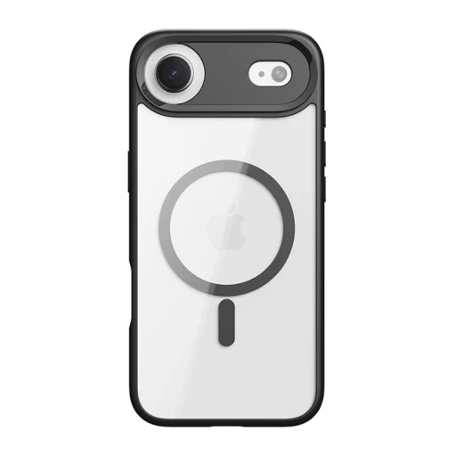  iPhone 17 Air átlátszó-fekete Rock Guard Lens Protection Series mágneses tok - 1