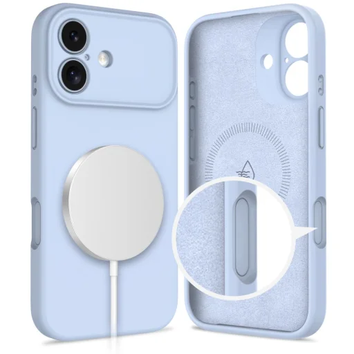 iPhone 17 Tech-protect Silicone Mist Blue tok - 2