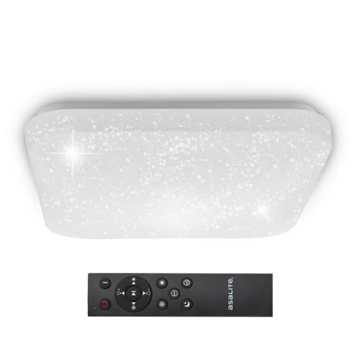 Asalite LED Mennyezeti Lámpa EMMA 72W 3000K/4000K/6500K (6120 lumen) Négyzet/Csillagos + Távirányító CCT - 1