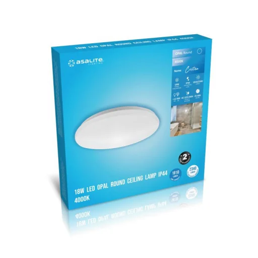 Asalite LED Mennyezeti Lámpa Cristina IP44 18W 4000K (1810 lumen) Kerek - 4