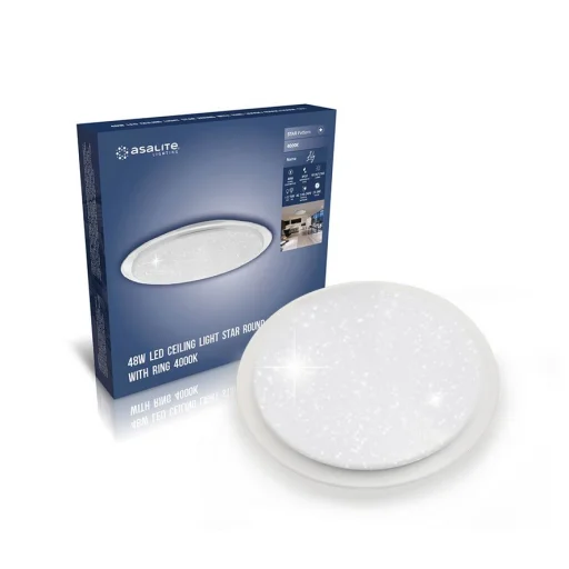 Asalite LED Mennyezeti Lámpa LILY 48W 4000K (4320 lumen)Kerek/Csillagos Gyűrűvel - 2