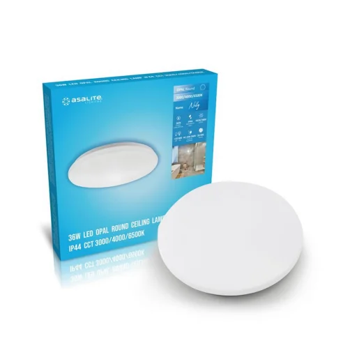Asalite LED Mennyezeti Lámpa Nelly IP44 36W (3800 lumen) Kerek CCT - 2