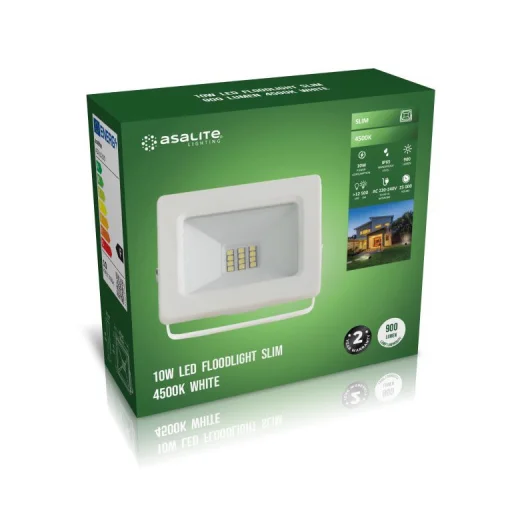 Asalite LED Fehér Reflektor Slim 10W 4500K (900 lumen) - 3