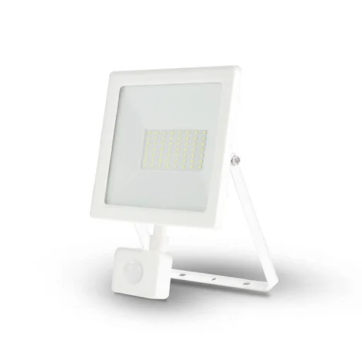 Asalite LED Fehér Reflektor Slim 50W 4500K (4500 lumen) + Mozgásérzékelő Szenzor - 4