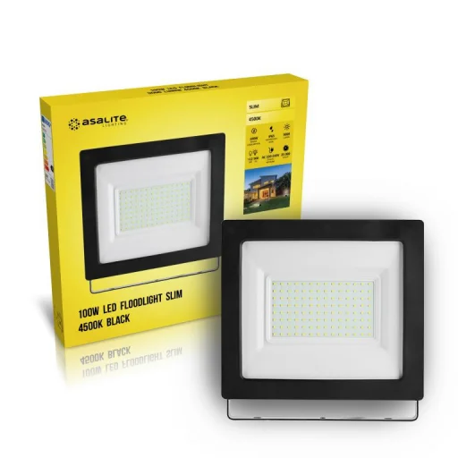Asalite LED Reflektor Slim 100W 4500K (9000 lumen) - 2