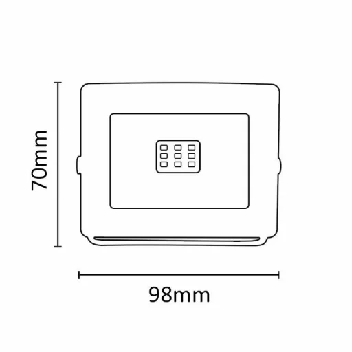 Asalite LED Reflektor Slim 10W 6500K (900 lumen) - 5