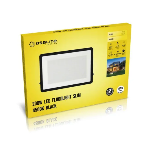 Asalite LED Reflektor Slim 200W 4500K (18000 lumen) - 3
