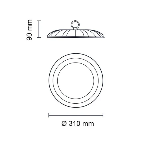 Asalite Prémium LED Csarnokvilágító 150W 4500K (22500 lumen) - 6
