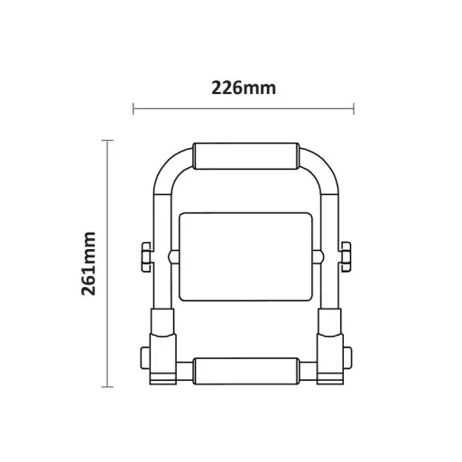 Asalite LED Hálózati Munkalámpa 30W 6500K (2700 lumen) - 6