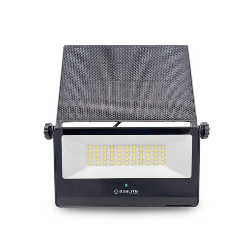 Asalite LED Napelemes Lámpa Slim 20W 4000K (1800 lumen)+Mozgásérzékelő Szenzor - 1