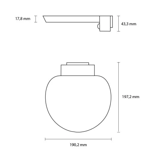 Asalite LED Napelemes Kültéri Lámpa IP54 6W CCT (600 lumen) Kerek + Szenzor - 6