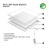 Asalite ECO LED Panel BackLit 60x60cm 30W 4000K (3200 lumen) thumbnail