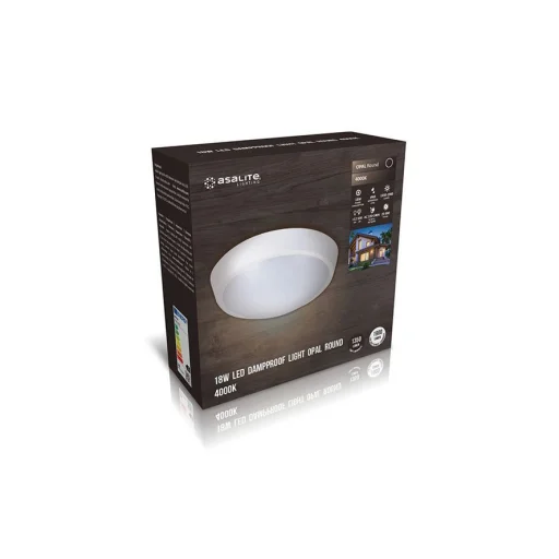 Asalite LED Cseppálló Lámpa IP65 18W 4000K (1350 lumen) Kerek - 3
