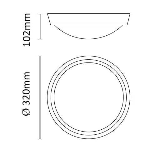 Asalite LED Cseppálló Lámpa IP65 30W 4000K (2200 lumen) Kerek - 3
