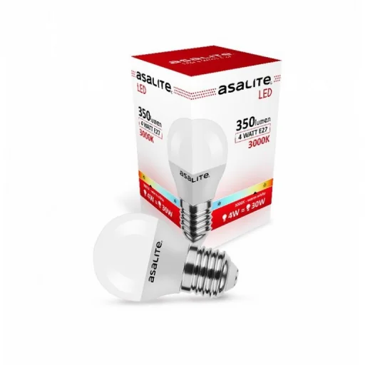Asalite LED žiarovka G45 mini guľa E27 4W 3000K (350 lúmenov) - 1