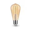 Asalite LED Izzó ST64 filament E27 7W 2000K (650 lumen) - 2
