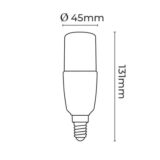 Asalite LED Izzó T45 stick E27 13W 4000K (1300 lumen) - 4