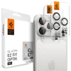 iPhone 14 Pro / Pro Max / 15 Pro / Pro Max / 16 Pro / Pro Max / 17 Pro / Pro Max Spigen Optik Pro Glas.tr "Ez Fit" Kamera védő 2-pack Ezüst üvegfólia