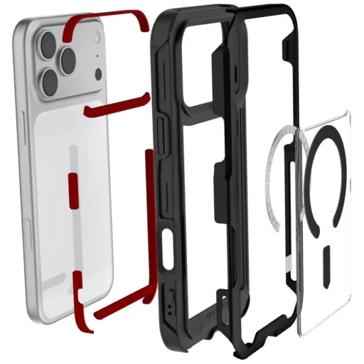 iPhone 17 Pro Max Ghostek Atomic Slim MagSafe fekete tok - 5