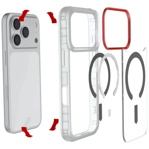 iPhone 17 Pro Ghostek Covert MagSafe tok átlátszó - 5