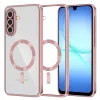 Samsung Galaxy A17 5G Techsuit - Luxury Crystal MagSafe - Pink tok thumbnail