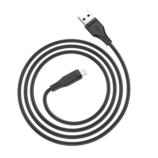  USB to Lightning fehér Acefast Data Cable (C3-02) 2.4A, 480Mbps, MFi tanúsítvánnyal, 1.2m - 3