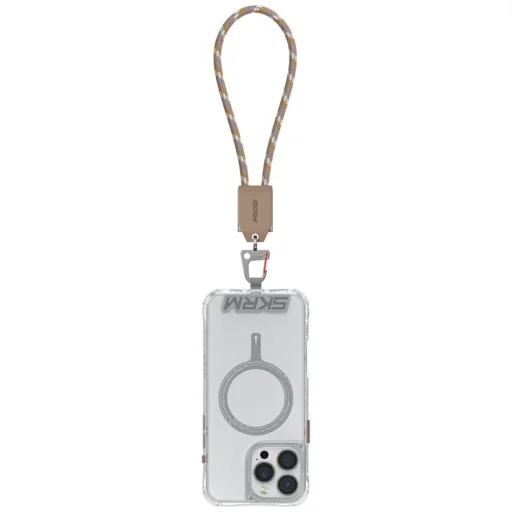 Universal csuklópánt 2-az-1-ben kábel Skinarma Dyno Ve USB-C/USB-C bézs - 1