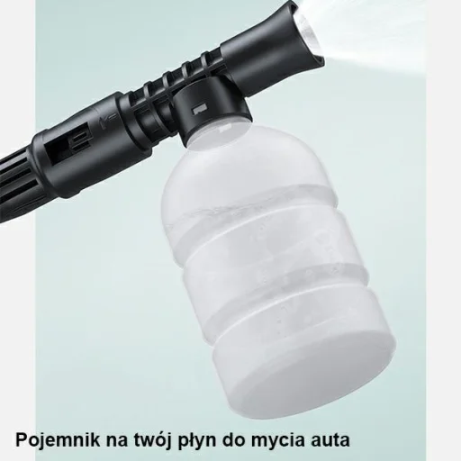 USAMS nyomásmosó 5000mAh + kerti tömlő 5m fekete - 9