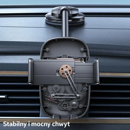 USAMS autós telefontartó műszerfalra fekete ZJ065ZJ01 (US-ZJ065) - 6