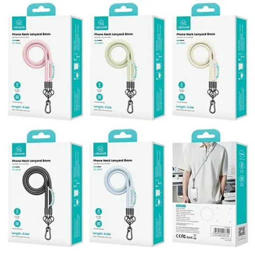 Rózsaszín USAMS Univerzális telefontartó 1.2m ZB282GS03 (US-ZB282) - 9