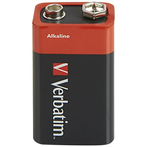 Verbatim 9V 6LR61 Alkáli Elem fekete - 2