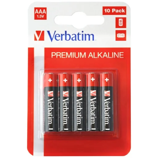 Verbatim Alkaline AAA LR03 Elem 10 db 49874 - 5