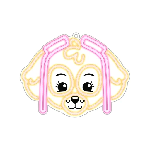 Neon LED lógó Paw Patrol plexin - Skye OW-130546 - 1