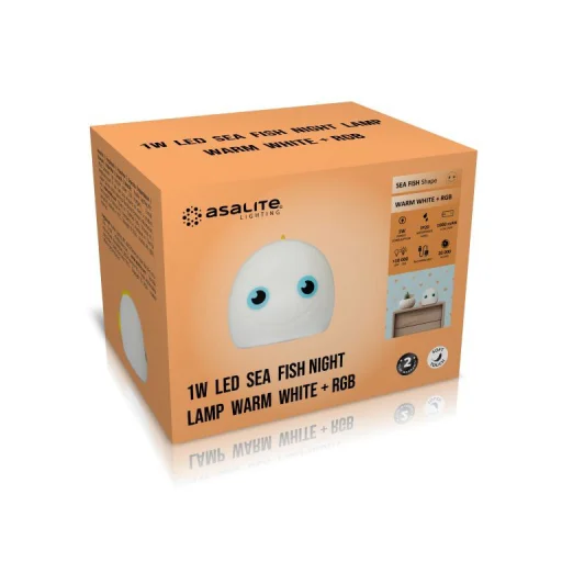 Asalite LED Éjjeli Lámpa Halacska 1W - 6