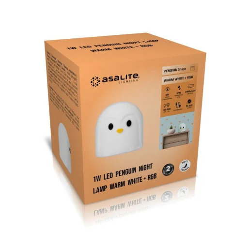 Asalite LED Éjjeli Lámpa Pingvin 1W - 6