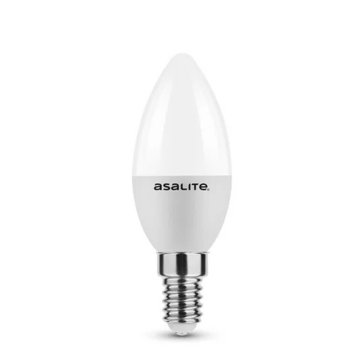 Asalite LED Izzó C37 gyertya E14 6W 4000K (510 lumen) - 2