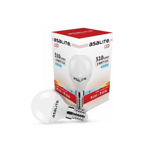 Asalite LED Izzó G45 mini gömb E14 6W 4000K (510 lumen) - 1