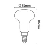 Asalite LED Izzó R50 spot E14 5W 3000K (400 lumen) - 3
