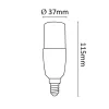 Asalite LED Izzó T37 stick E14 7W 3000K (600 lumen) thumbnail