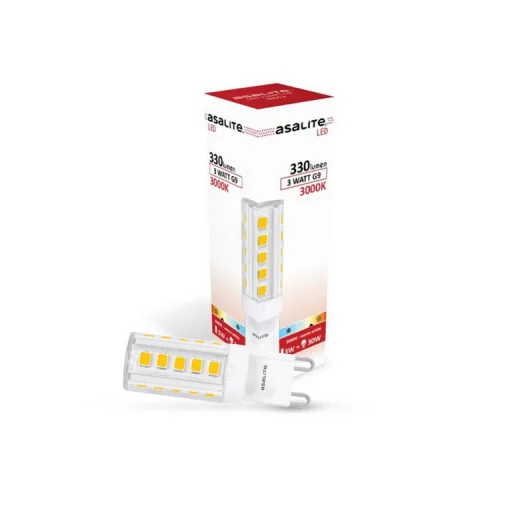 Asalite LED Izzó G9 3W 3000K (330 lumen) - 1
