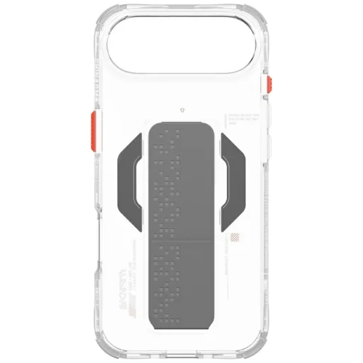 iPhone 17 Air Skinarma Haxa tok, mágneses töltés és fogópánt, átlátszó tok - 4