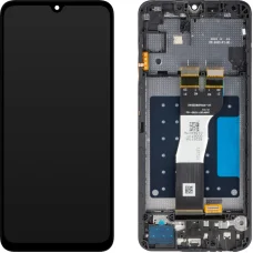 LCD Kijelzőmodul Samsung Galaxy A05s A057 készülékhez, utángyártott, fekete
