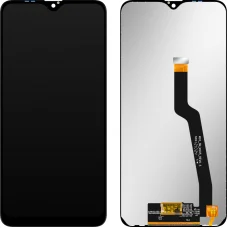 LCD kijelzőmodul MP Samsung Galaxy A10 A105-hez, keret nélkül, utángyártott, fekete