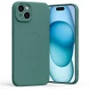 iPhone 15 Plus Mercury MagSafe Semi-Silicone zöld tok
